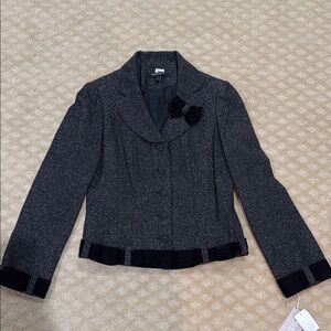 Black Blazer with Sophisticated Collar size 6
